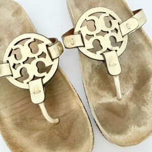 Tory Burch Miller Cloud Sandals Gold, 8